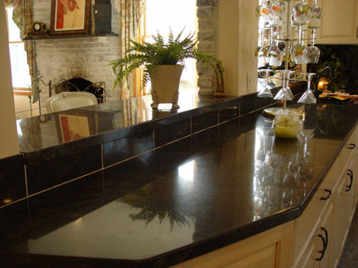 Venezia Stone Гранит Absolute Black 20Mm
