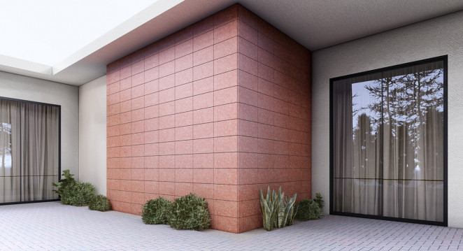 Venezia Stone Гранит Imperial Red Полоса 20Mm