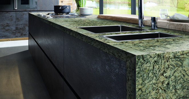 Venezia Stone Гранит Blue Flower 30Mm