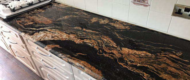 Venezia Stone Гранит Black Taurus 30Mm