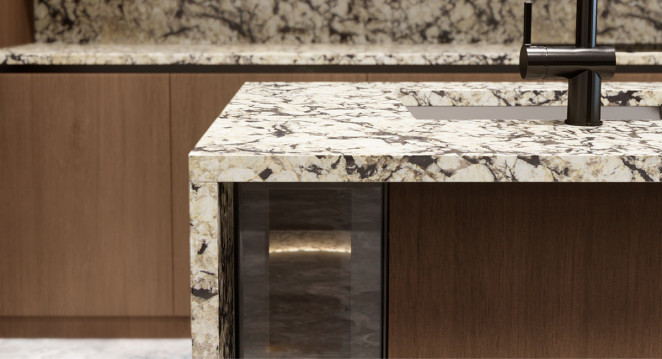 Venezia Stone Гранит Arctic Blue 20Mm