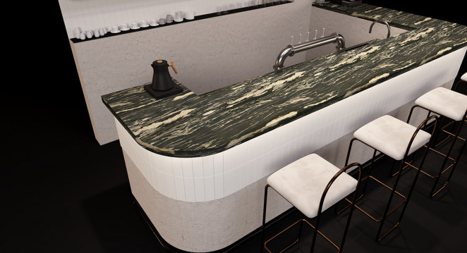 Venezia Stone Гранит Black Cosmic New 20Mm