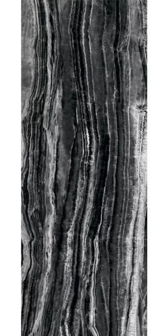 Kerama Marazzi Гемма Черно-Белый Лаппатированный Обрезной 119.5х320х1.1