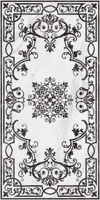 Kerama Marazzi Монте Тиберио Белый Декорированный 119.5x238.5