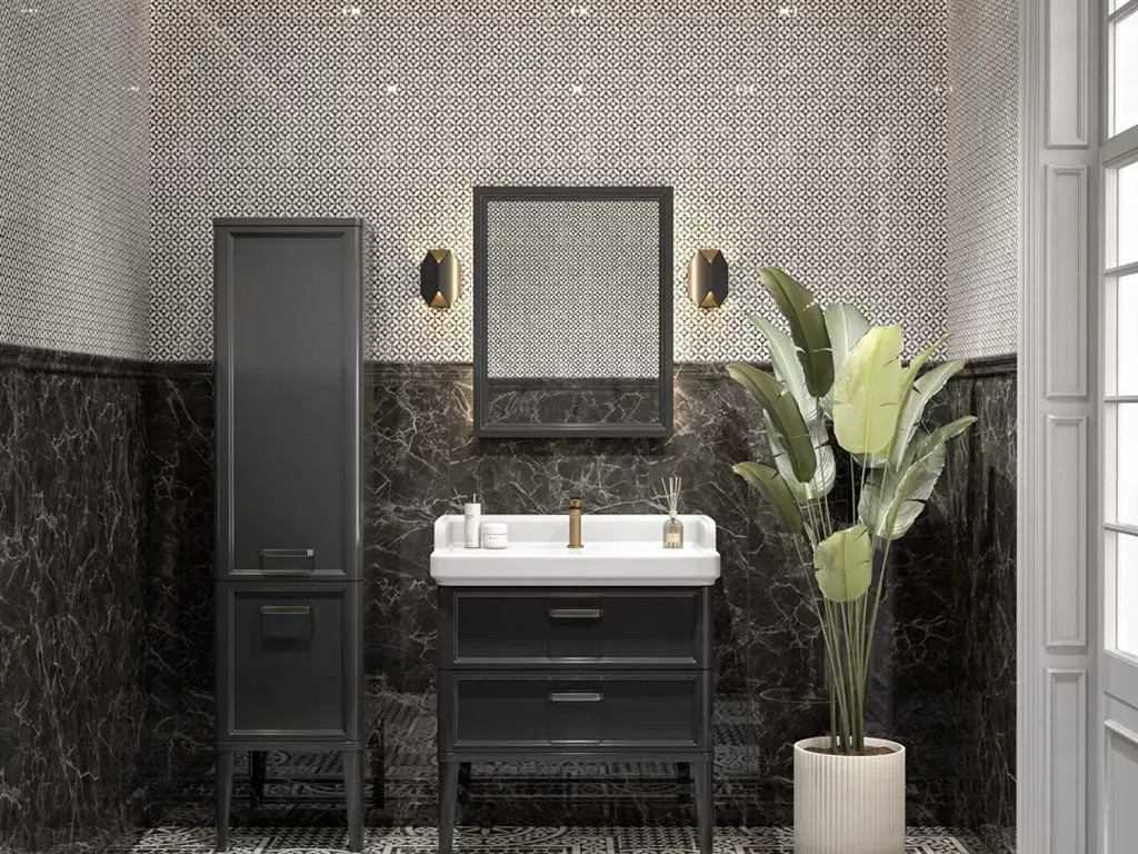 Kerama Marazzi Коррер Белый Лаппатированный Обрезной 50.2х50.2