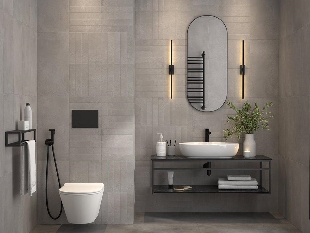 Kerama Marazzi Мирабо Серый Светлый Обрезной 60х60
