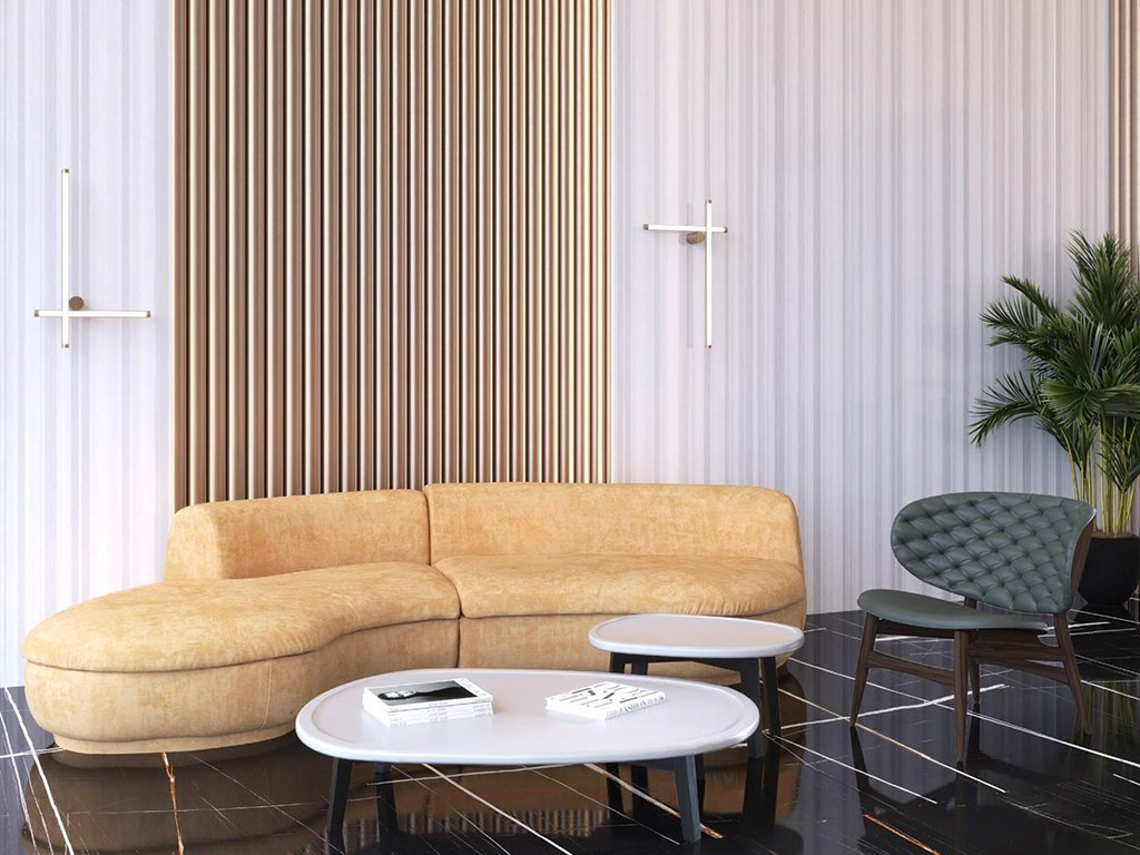 Kerama Marazzi Олимпико Стриато Лаппатированный Обрезной 119.5х320х0.6