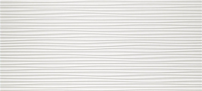 Atlas Concorde 3D Wall Design 3D Flows White Matt 50x110