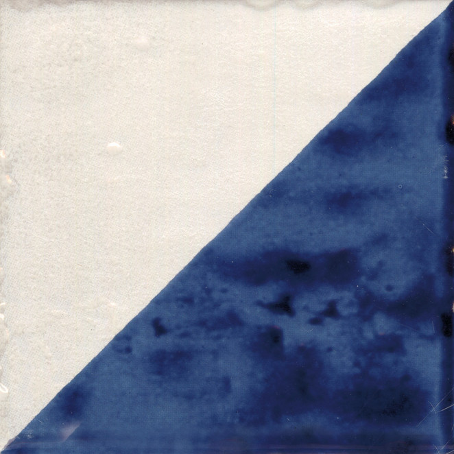 Marca Corona Jolie 8316 Blanc Bleu Triangolo 10x10