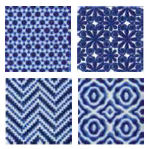 Marca Corona Jolie 8336 Bleu (Комп/4шт) 10x10