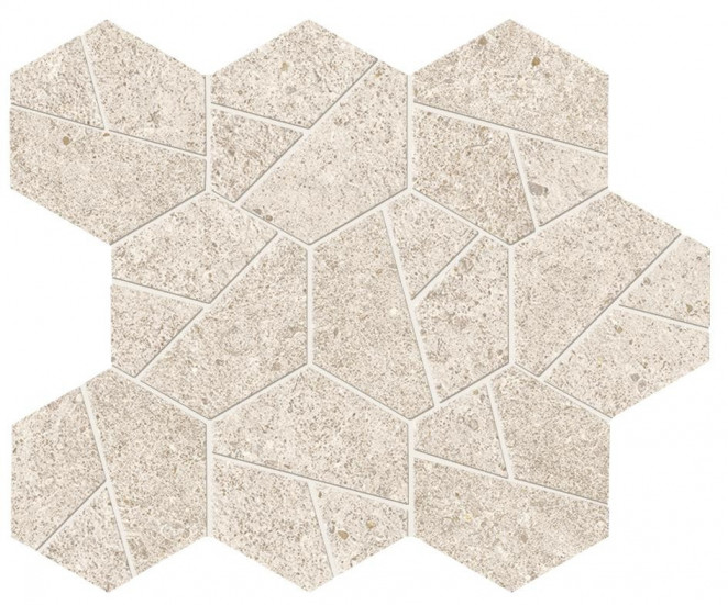 Atlas Concorde Boost Stone White Mosaico Hex