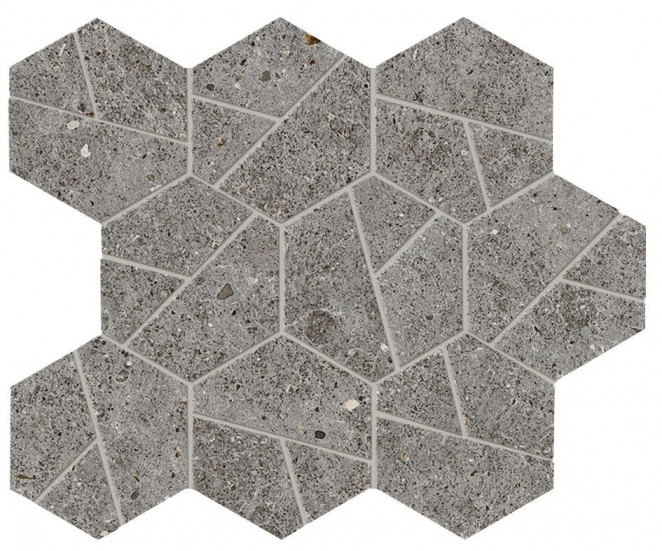 Atlas Concorde Boost Stone Smoke Mosaico Hex