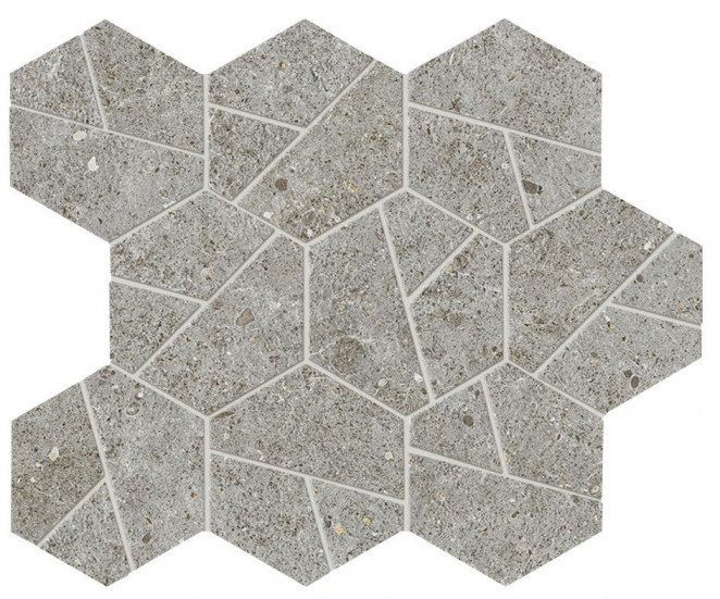 Atlas Concorde Boost Stone Grey Mosaico Hex