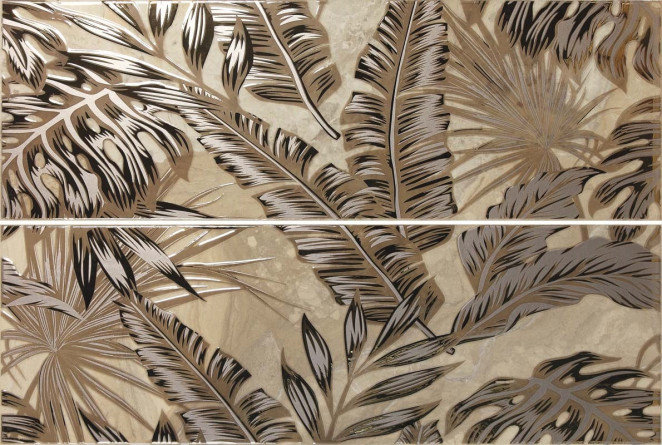 APE Ceramica Rex Decor Set Cream 25x75