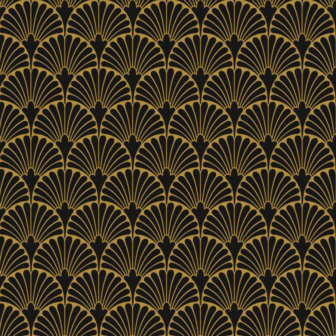 Aparici Art-Deco Black Manhattan Natural 29,75x29,75