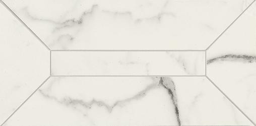 Marazzi Italy Allmarble Бордюр Statuario Listone 3D Lux (15x30)
