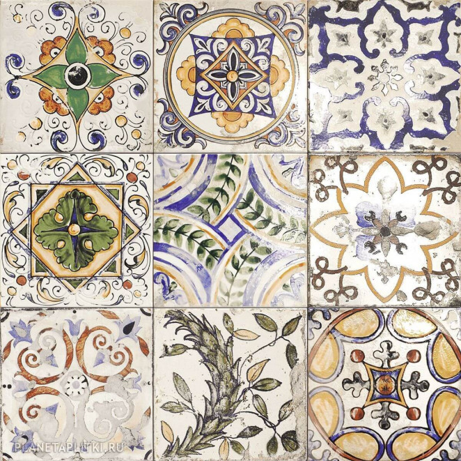 Mainzu Maiolica Centro (Mix) 20x20
