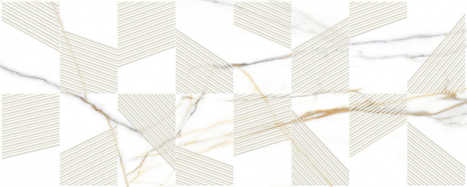 Laparet Champagne Mosaic Декор белый 20х50