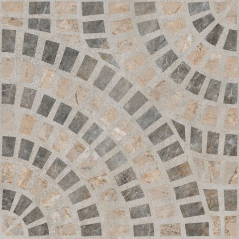 Vitra Beton-X Marble-Beton Круговой Темный Лаппато Ректификат 60х60