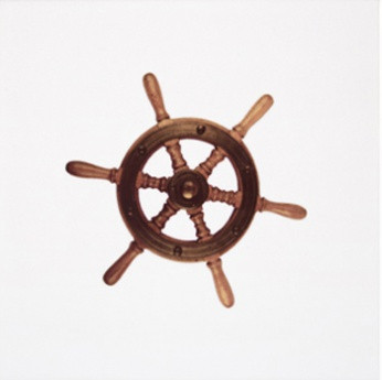 APE Ceramica Lord Декор Marine Mix Blanco 1 (штурвал) 20x20
