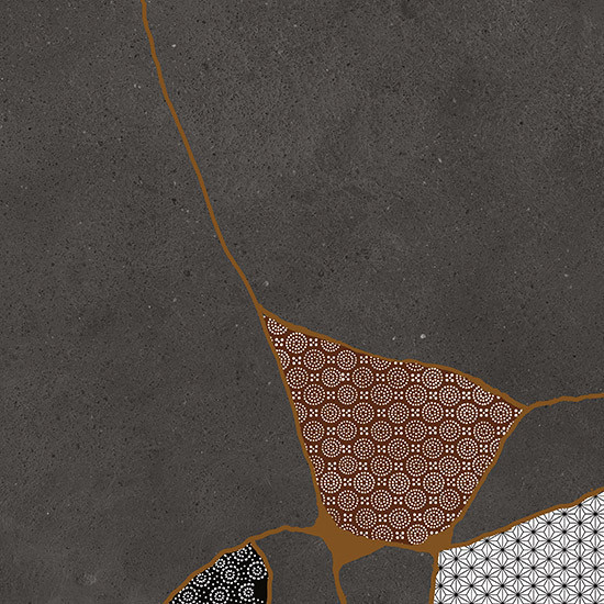 Fioranese Kintsugi Japan-Hibi Darkness 60,4x60,4