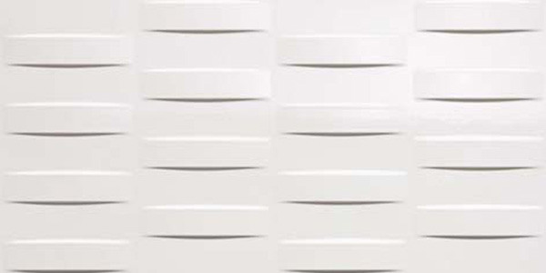 Atlas Concorde 3D Wall Design Grid White Matt 40x80