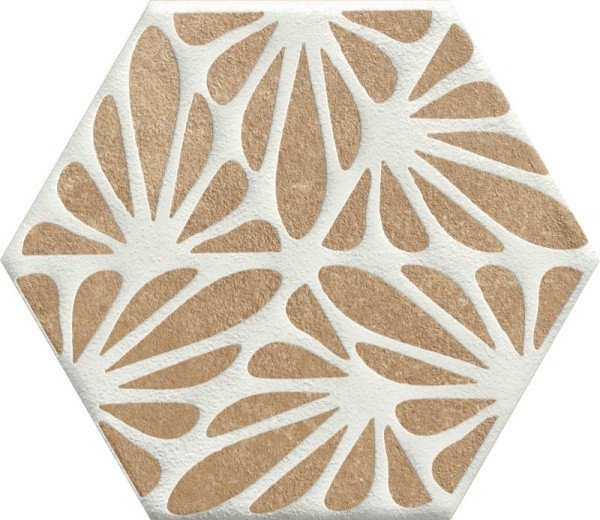 Marca Corona Terracreta J082 Cesello Chamotte Esagonо 25х21,6