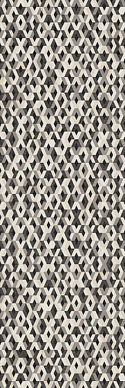 Arcana Black&Cream Керамическая плитка для стен Black-R Braided 32х99