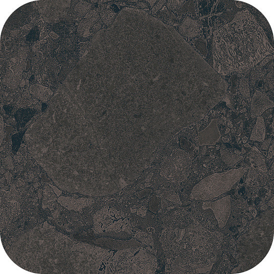 Arcana Black&Cream Керамогранит Checkers Rounded Black Space 28,6х28,6