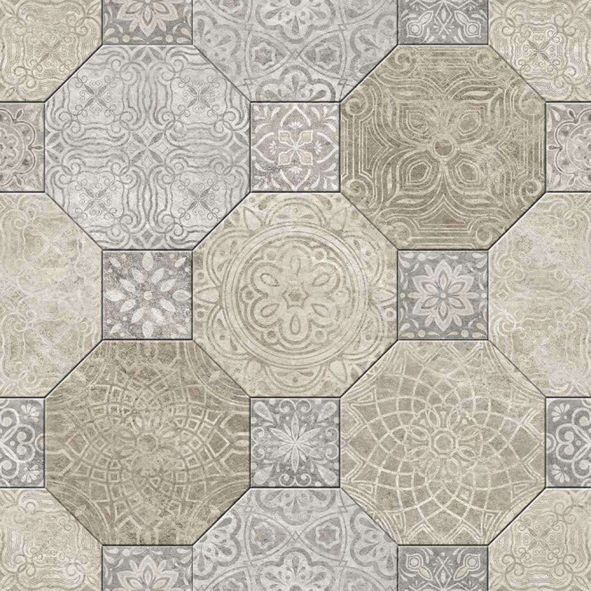 Alma Ceramica Bofort Ceramica Темный 41.8х41.8