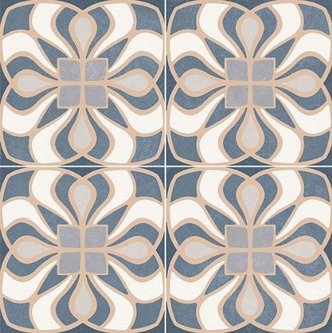 Dual Gres Epoque Blue 44,5x44,5 матовый напольный