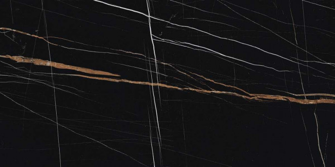 Kerranova Marble Trend Nero Dorato 120x60 Матовый