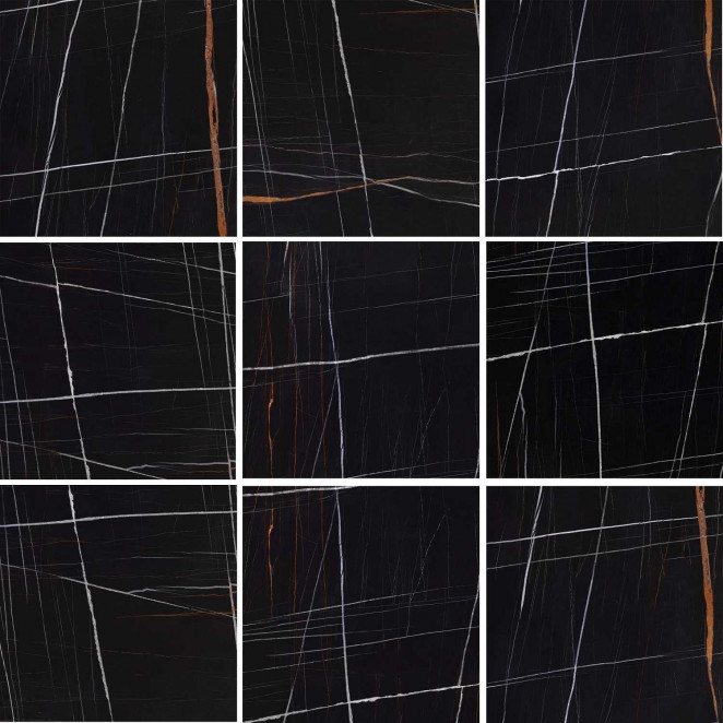 Kerranova Marble Trend Nero Dorato 60x60 Матовый
