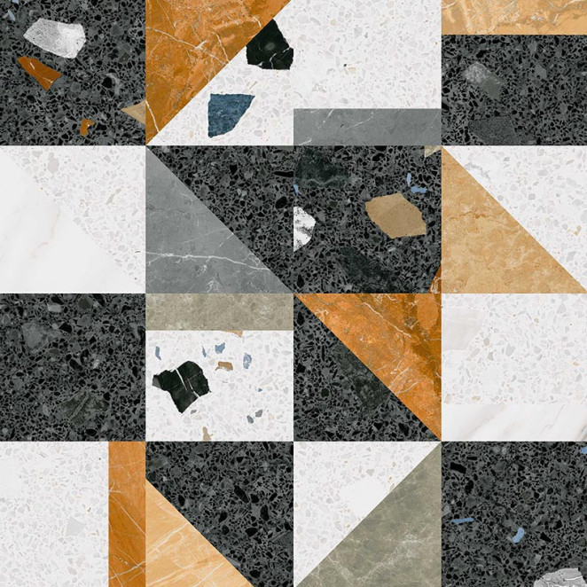 Arcana Stracciatella Stellato-r Multicolor 80x80