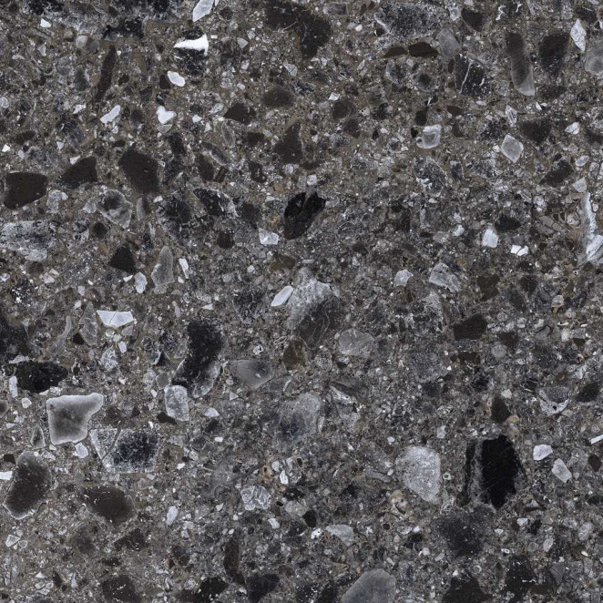 Kerranova Terrazzo Темно-серый 60x60 Матовый