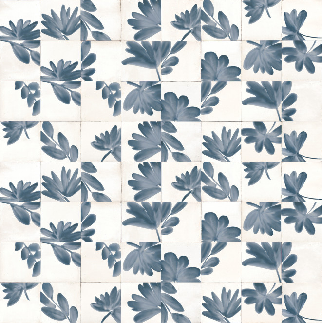 Marazzi Italy Rice M9JA Bianco Decoro Blossom Lux 15х15