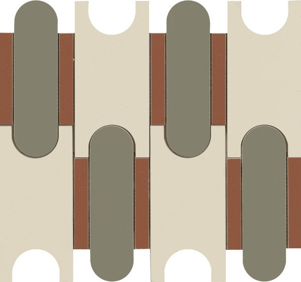 Marazzi Italy Momenti MAL9 &nbsp;Mosaico&nbsp;Puzzle&nbsp;Avorio&nbsp;30,6х32,8
