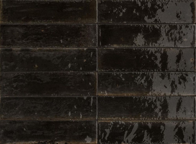 Marazzi Italy Lume Black 6x24