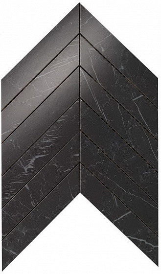 Atlas Concorde Marvel Stone Marvel Nero Marquina Chevron Wall