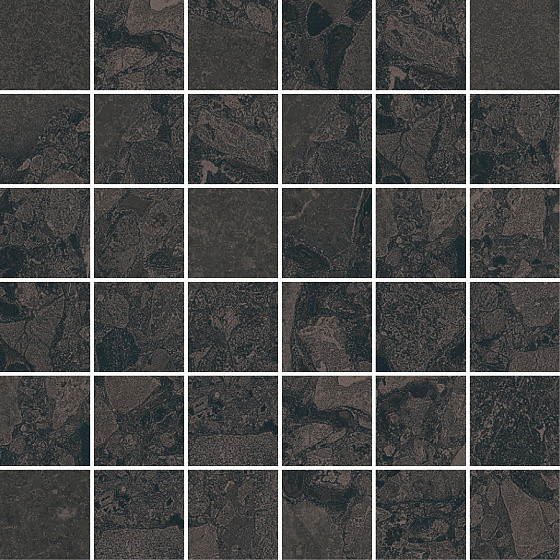 Arcana Black&Cream Керамогранит Black Mosaic Space 30х30