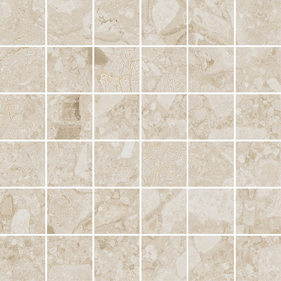 Arcana Black&Cream Керамогранит Cream Mosaic Beach 30х30