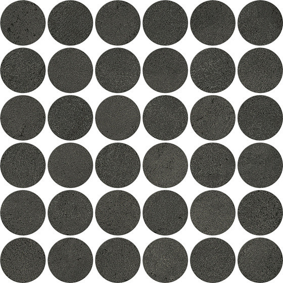 Atlas Concorde Boost Expression Керамогранит Carbon Mosaico Circle Matte