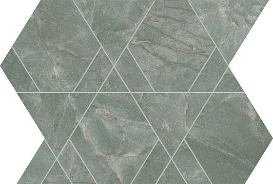 Atlas Concorde Marvel Diva Керамогранит Aqua Mosaico Triangle Lappato