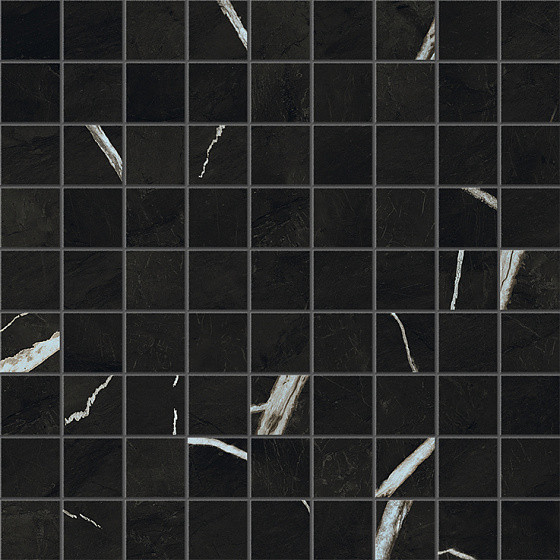 Atlas Concorde Marvel Meraviglia Керамогранит MERAVIGLIA Black Origin Mosaico Matt