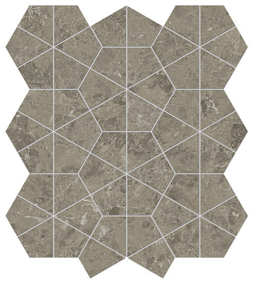 Atlas Concorde Marvel Meraviglia Керамогранит MERAVIGLIA Grigio Elegante Hexagon Lappato