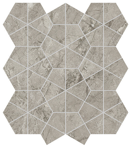 Atlas Concorde Marvel Meraviglia Керамогранит MERAVIGLIA Silver Majestic Hexagon Lappato