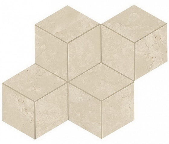 Atlas Concorde Marvel Stone Marvel Cream Prestige Mosaico Esag. Lapp.