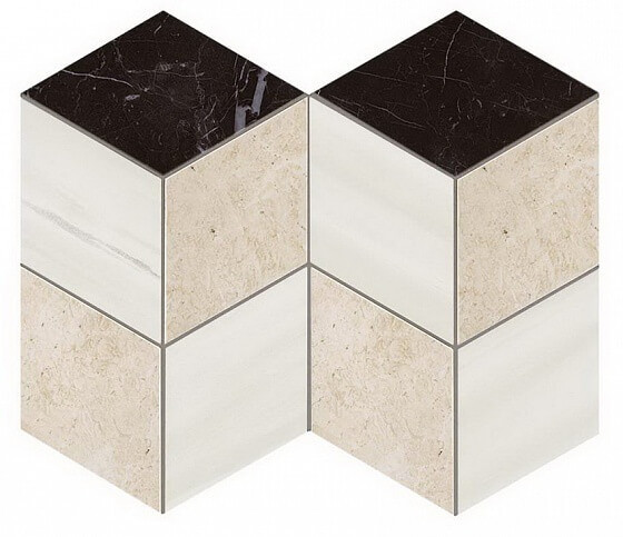 Atlas Concorde Marvel Stone Marvel Mosaico Esagono Geo Warm Lapp.