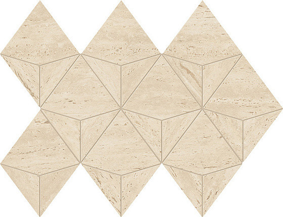 Atlas Concorde Marvel Travertine Marvel Sand Mosaico Origami