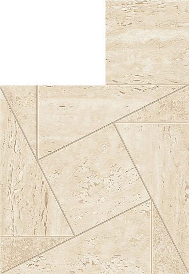 Atlas Concorde Marvel Travertine Marvel Sand Mosaico Tessellation